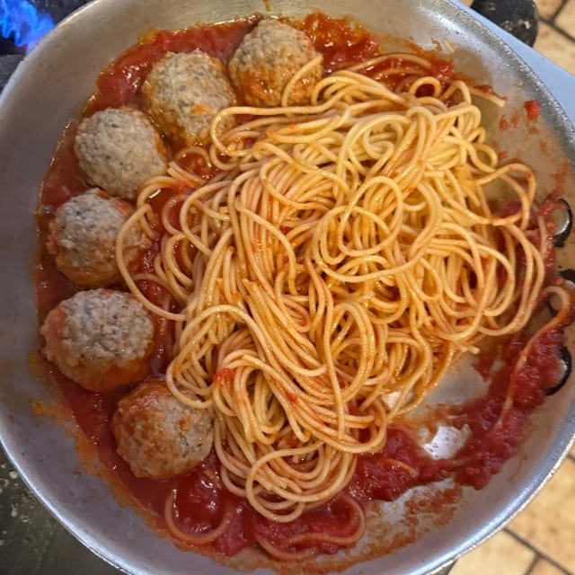 Spaghetti with Meatballs.
