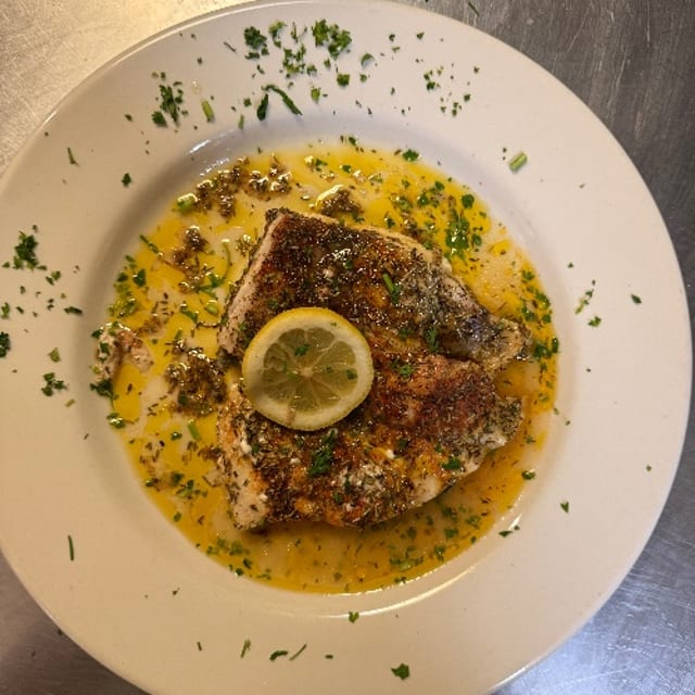 Baked Snapper.