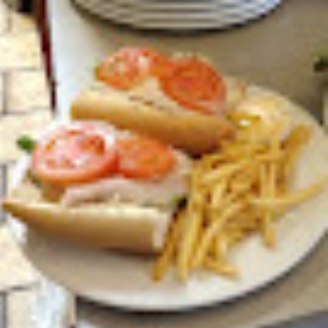 Ham & Cheese Sub.
