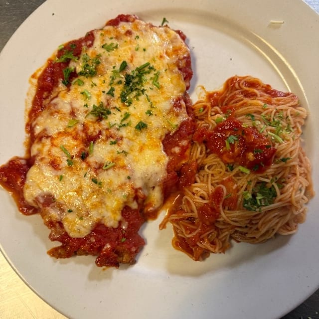 Chicken Parmigiana - Dinner.