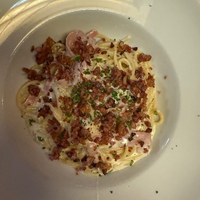 Spaghetti Carbonara.
