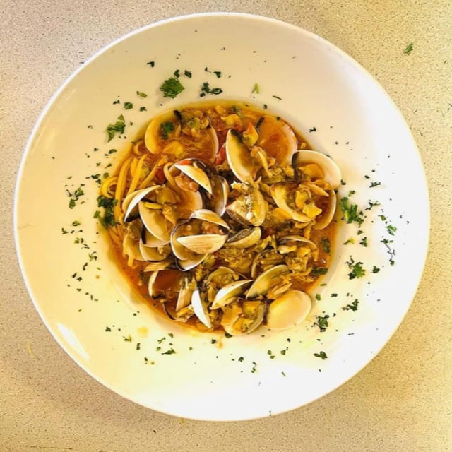 Linguini with Clam Sauce.