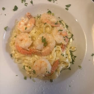 Fettuccine Alfredo with Shrimp - Dinner