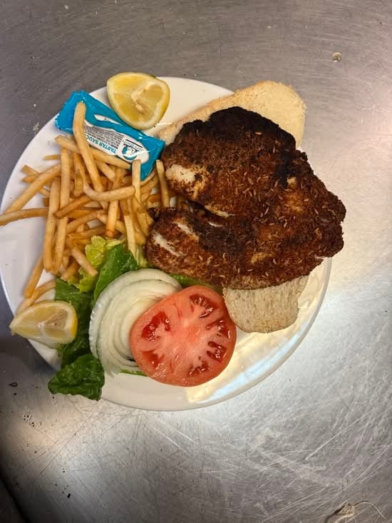 Fried Tilapia Filet.